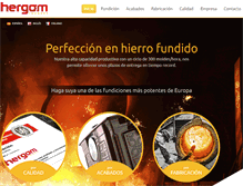 Tablet Screenshot of hergomfoundry.com